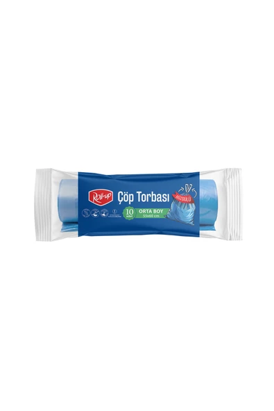 MATMEL Roll-Up Çöp Torbası Orta Boy Büzgülü 10'lu 3 ADET ürün görseli 1