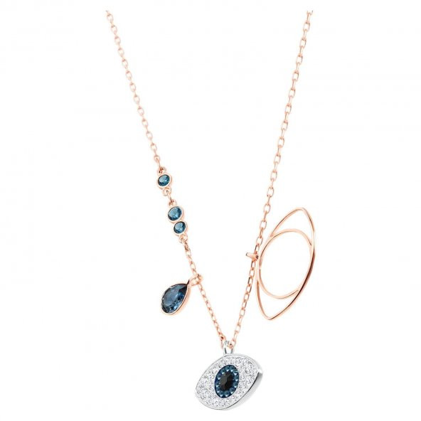 5172560 Swarovski Kolye Duo:Pendant Evil Eye Dmul/Mix