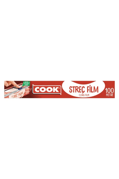 Cookc Cook Streç Film 100 M Kayar Bıçak Hediyeli 2 ADET ürün görseli 1