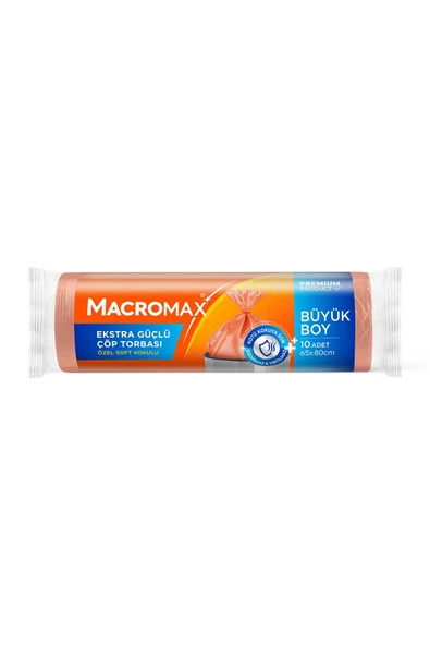 KUT FLY Macromax Extra Güçlü Çöp Torbası Büyük Boy 10'lu 2 ADET ürün görseli 1