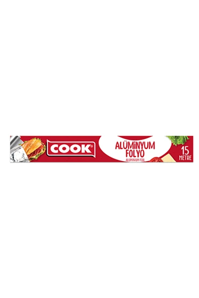 Cookc 4 ADET Cook Alüminyum Folyo 15 Mtetre ürün görseli 1