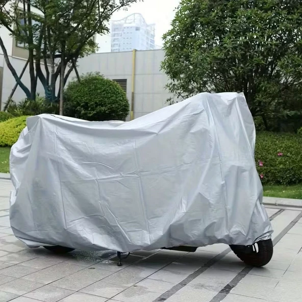 Su Geçirmez Yağmur,Kar,Dolu Koruyucu Motorsiklet Brandası - Örtüsü (4741) - Resim 4