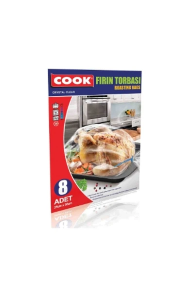 Cookc Cook Fırın Torbası Standart Boy 8'Li 2 Adet ürün görseli 1