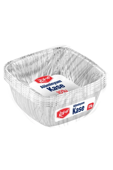 Roll-Up Alüminyum Sütlaç Kase 10'lu ürün görseli 1