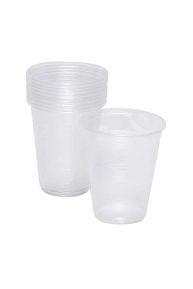 MATMEL Roll-Up Plastik Şeffaf Bardak 10'lu 180 Cc 2 ADET ürün görseli 1