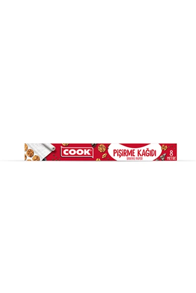 Cookc 2 ADET Cook Yağlı Pişirme Kağıdı 8 Metre 37 cm ürün görseli 1