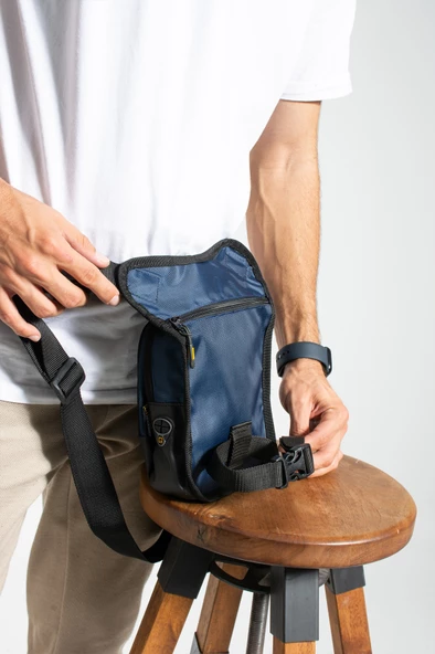 M 1029 Mega Bag Yağmura Dayanıklı Bel, Bacak Çantası, Outdoor - 9