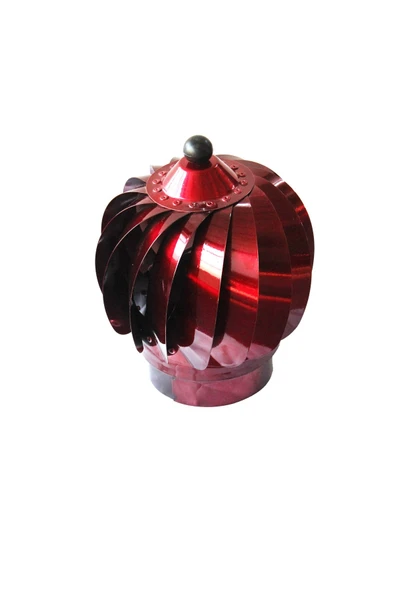 Ozon Mekanik 150 Rüzgar Gülü Baca Fırıldağı Baca Aspiratörü Döner Şapka Soba Borusu Bacamatik Esmatik ürün görseli 1