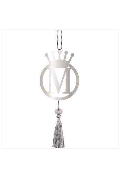 Lizpo Decor M Harfi Tasarım Çift Taraflı Ayna M Yazılı Harf Ayna Pleksi Araba Dikiz Aynası Süsü ürün görseli 1