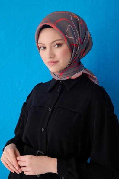 Belli Saf İpek Eşarp 4113D-37 Şura ürün görseli 1