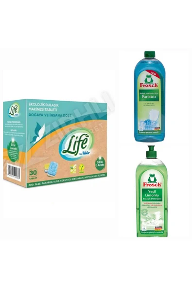 Frosch DOĞAL ORGANİK ve VEGAN BULAŞIK DETERJANI SETİ 8 ürün görseli 1