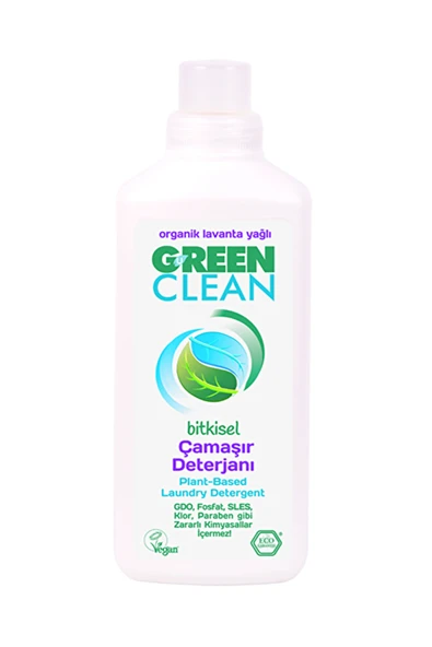 Green Clean 4 ADET Green Clean Bitkisel Sıvı Çamaşır Deterjanı 1000 ml ürün görseli 1