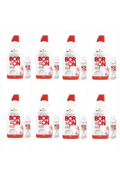 Aquabor Doğal Mineralli Sıvı Bulaşık Deterjanı 8 Adet 328 Yıkama 8 Adet Parlatıcı ürün görseli 1