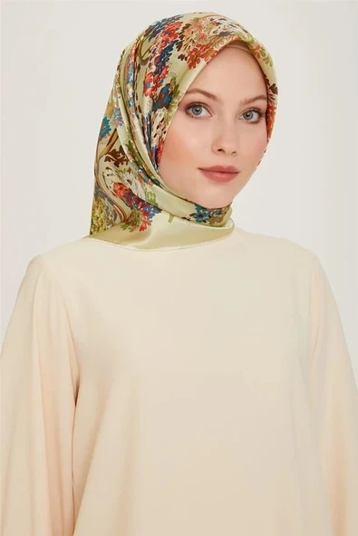 Armine Sura Saf İpek Eşarp 9209D80 ürün görseli 1