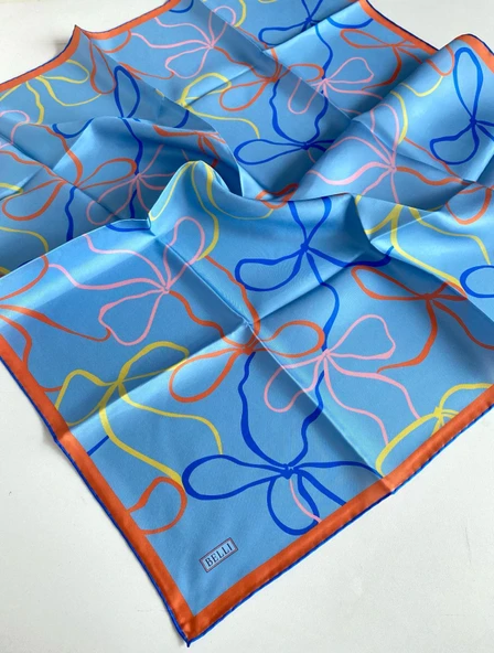 Belli Saf İpek Eşarp 4113D-01 Şura ürün görseli 1