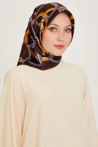 Armine Sura Saf İpek Eşarp 9203D38 ürün görseli 1