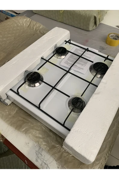 Özel Yapım 4 Gözlü Çakmaksız Tüplü Set Üstü Ocak Dörtlü Ocak ürün görseli 1