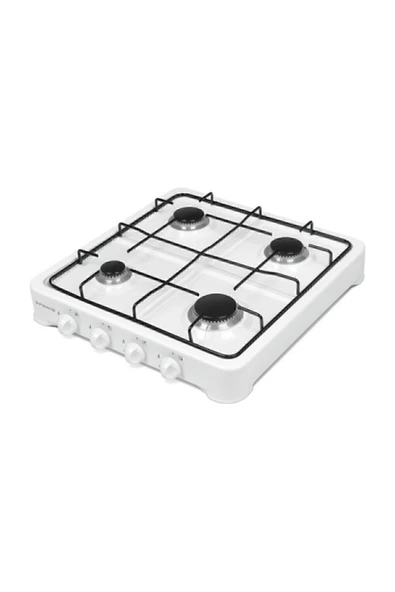 Femaş 4 Gözlü Tüplü Set Üstü Ocak Beyaz Lpg ürün görseli 1