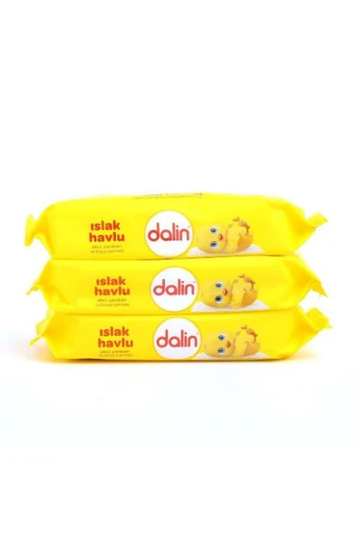 Dalin 4'lü Dalin Islak Mendil 3x56'lı ürün görseli 1