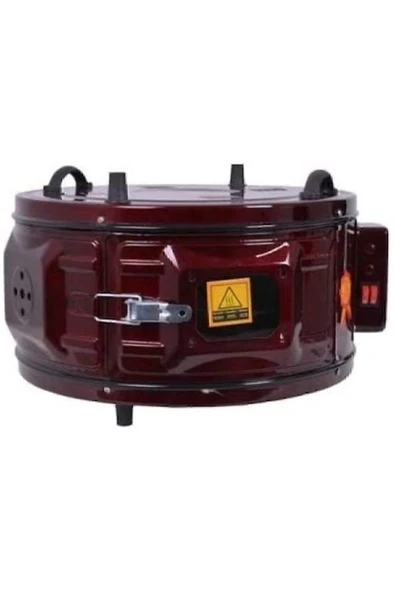 Uğur Küçük boy Çift Tepsili Fırın-tepsileri Emaya Fırın-Yuvarlak Davul Fırın (Termostatsız) - Resim 3