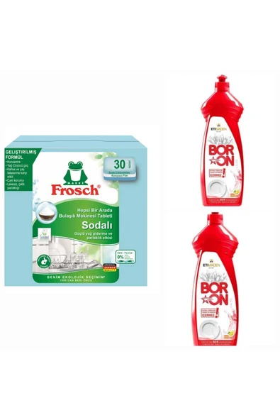 Frosch DOĞAL ORGANİK ve VEGAN BULAŞIK DETERJANI SETİ 7 ürün görseli 1