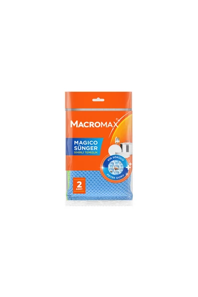 MATMEL 2 ADET Macromax Sünger Magico 2 Li - Resim 2