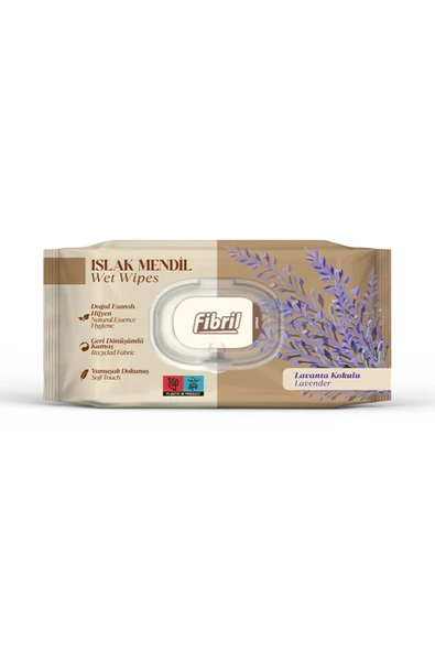 Fibril 4 ADET Fibril Islak Havlu Lavanta 90'lı - Resim 2