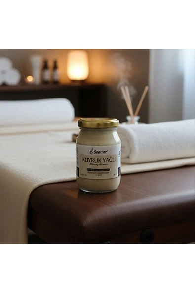 SEAMER Kuyruk Yağlı Masaj Kremi 180 ml E Vitamini ve Bitkisel Özlerle Zenginleştirilmiş - Resim 3