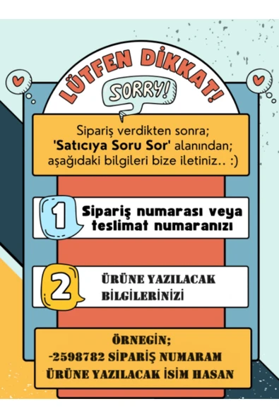 HD -ÇİFT TARAFLI İSİM YAZILI AYNA PLEKSİ DİKİZ AYNASI SÜSÜ - Resim 2