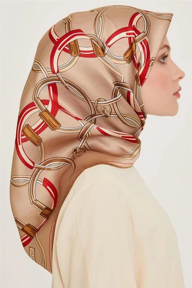 Armine Sura Saf İpek Eşarp 9203D05 - Resim 2