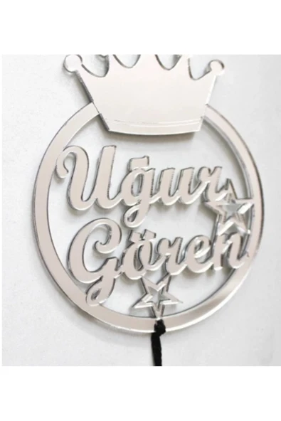 HD -ÇİFT TARAFLI İSİM YAZILI AYNA PLEKSİ DİKİZ AYNASI SÜSÜ ürün görseli 1