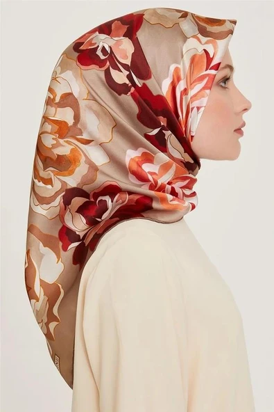 Armine Sura Saf İpek Eşarp 9234D0101 - Resim 2