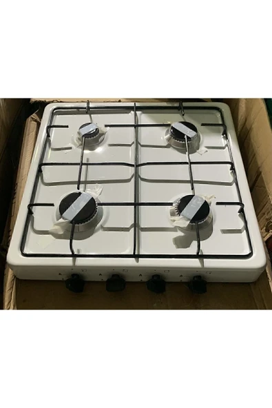 Özel Yapım 4 Gözlü Çakmaksız Tüplü Set Üstü Ocak Dörtlü Ocak - Resim 2