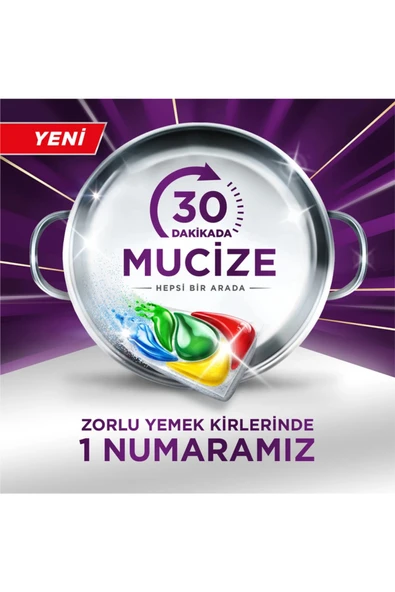 FAİRYTALE Fairy Mucize Bulaşık Makinesi Deterjanı Kapsülü/tableti 3*30'lu 90 Yıkama - Resim 2