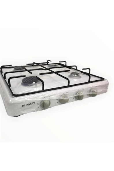 RUNWAY 4 Gözlü Setüstü Ocak Lpg tüp Girişli ürün görseli 1