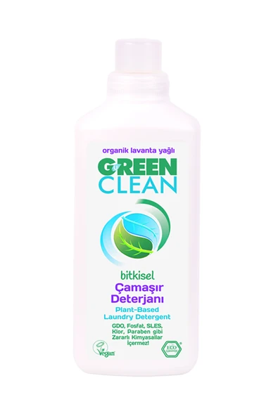 Green Clean 4 ADET Green Clean Bitkisel Sıvı Çamaşır Deterjanı 1000 ml - Resim 2