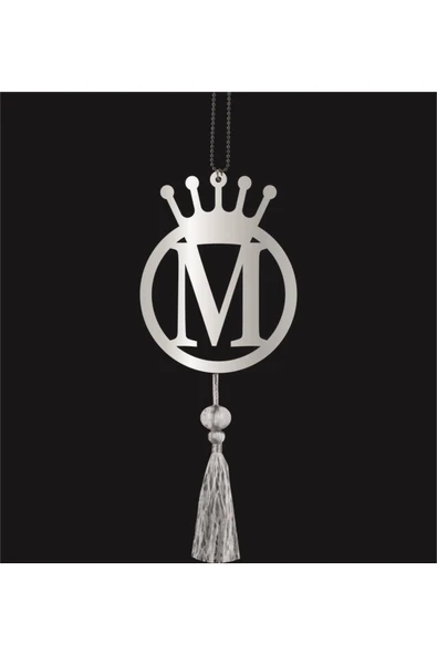 Lizpo Decor M Harfi Tasarım Çift Taraflı Ayna M Yazılı Harf Ayna Pleksi Araba Dikiz Aynası Süsü - Resim 2