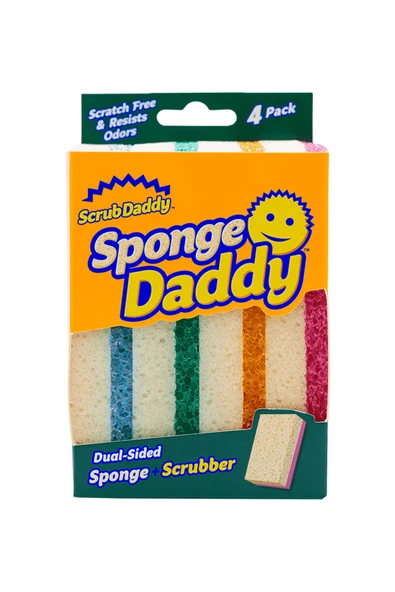 KUT FLY 4 ADET Sponge Daddy Bulaşık Süngeri 4'lü Paket - Resim 2
