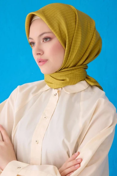 Belli Saf İpek Eşarp 4104D-58 Şura ürün görseli 1