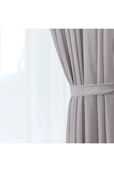 MATMEL Vista Fon Perde - Gri - 300x270 cm ürün görseli 1