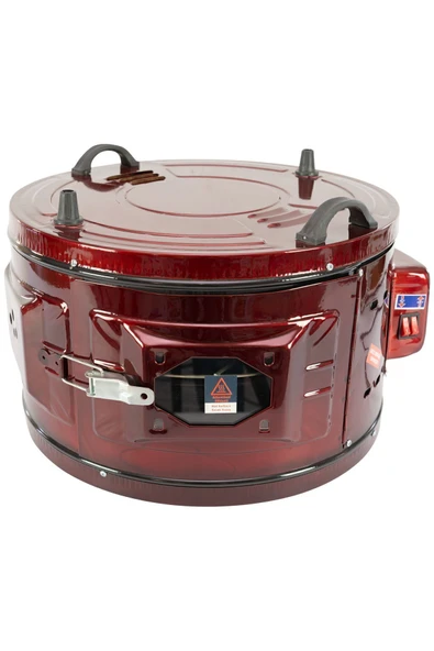 Uğur KATMER Çift Tepsili Yuvarlak Davul Fırın İki Katlı (2 adet emaye tepsi ) ürün görseli 1