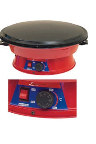 NEOVA Mat Siyah Gövde Elektrikli Katmer Sac Bazlama Börek Yufka Sacı 2000w - Resim 2