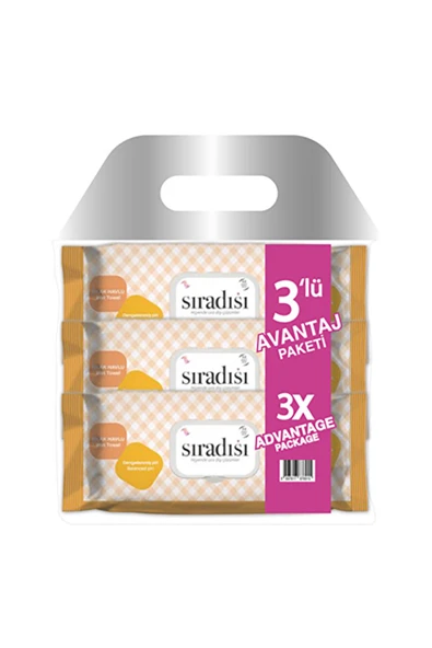 MATMEL 3 ADET Sıradışı Islak Havlu 64lü 3 Lü Paket ürün görseli 1