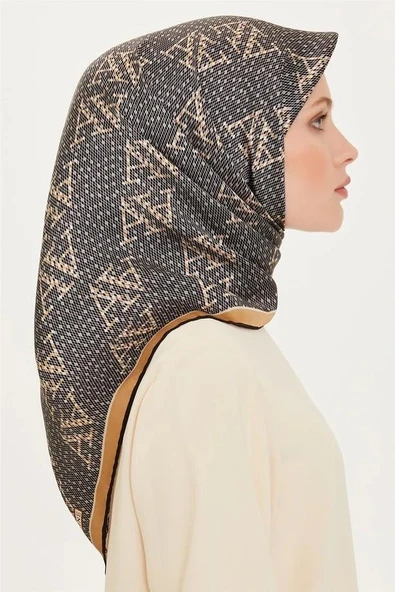 Armine Sura Saf İpek Eşarp 9228D06 - Resim 2