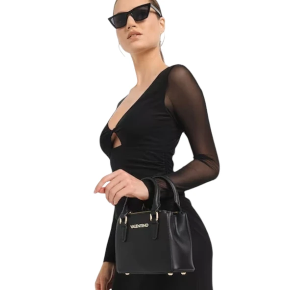 Kadın Siyah Uzun Elbise 15331585 - Resim 3