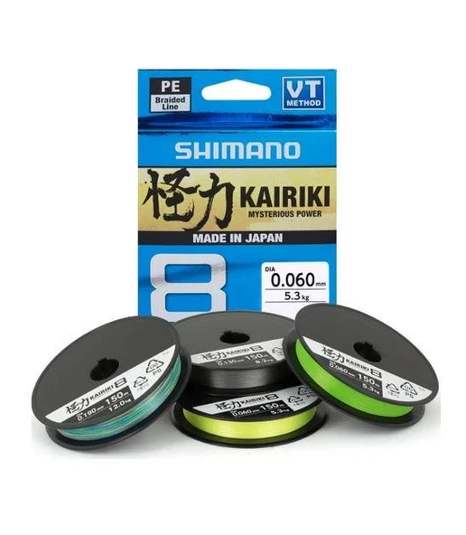 Shimano Kairiki 8 150m Steel Gray 0.28 mm ürün görseli 1
