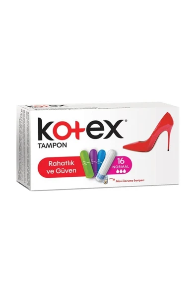 Kotex Tampon Normal 16'lı Ped ürün görseli 1