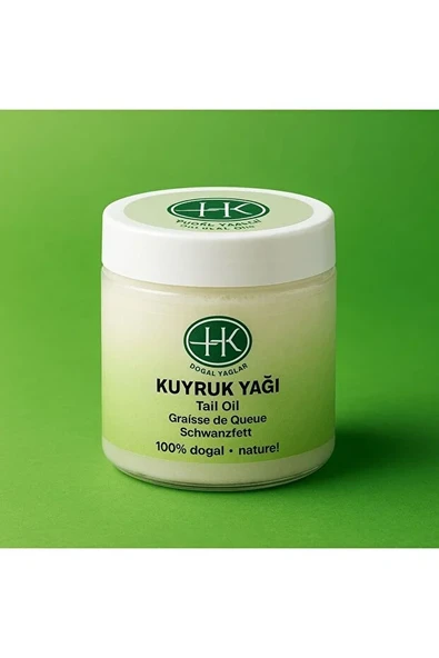 HK KUYRUK YAGI KREM 100 ml CAM ŞİŞE - Resim 2