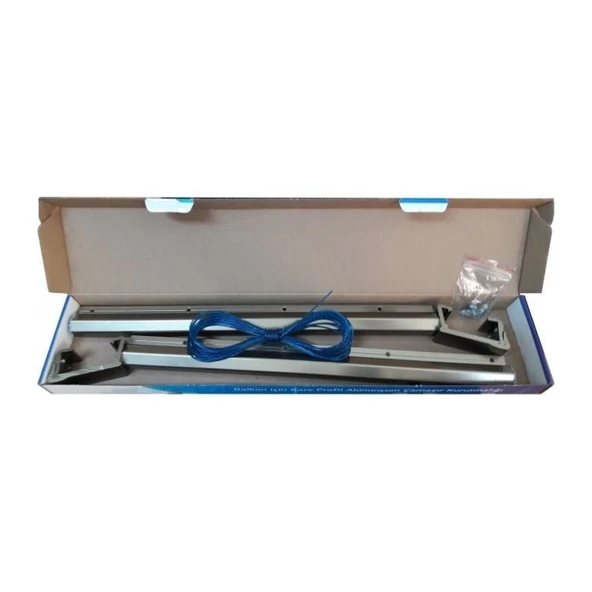 Koral Profil Alüminyum Balkon Çamaşır Kurutmalığı 60x25 - Resim 4