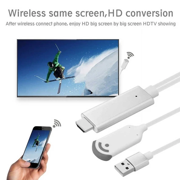 Zore Mirascreen HDTV Adaptör Tüm Modellere Uyumlu - Resim 4
